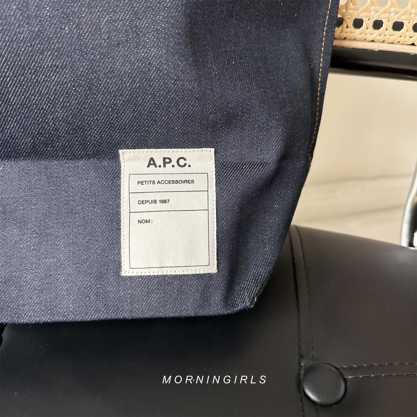 A.P.C. Thais Tote Bag Indigo