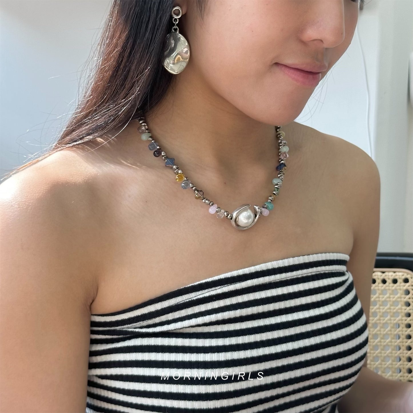 Otro Accesorio 西班牙手工飾物 - Oval Earrings