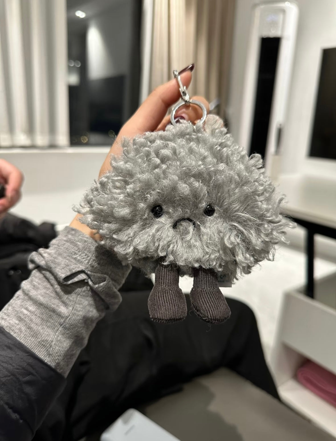 Jellycat 不開心小黑雲 Bag Charm