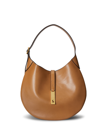 Polo Ralph Lauren ID Medium Leather Shoulder Bag