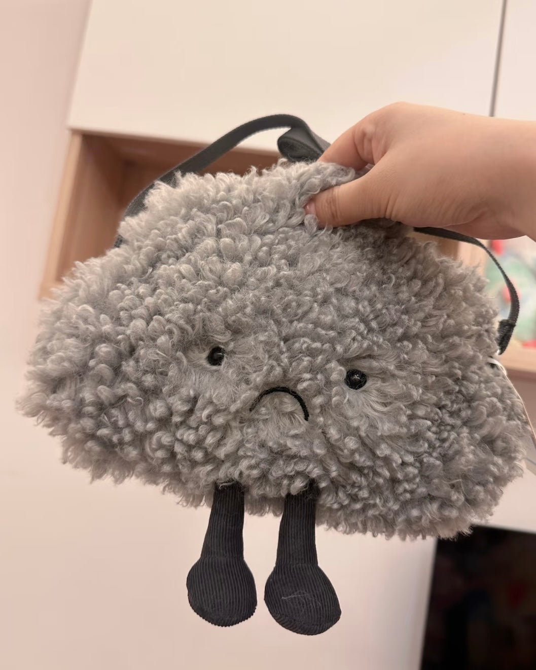 Jellycat 不開心小黑雲 Shoulder Bag [最後1個現貨 完售下架!]