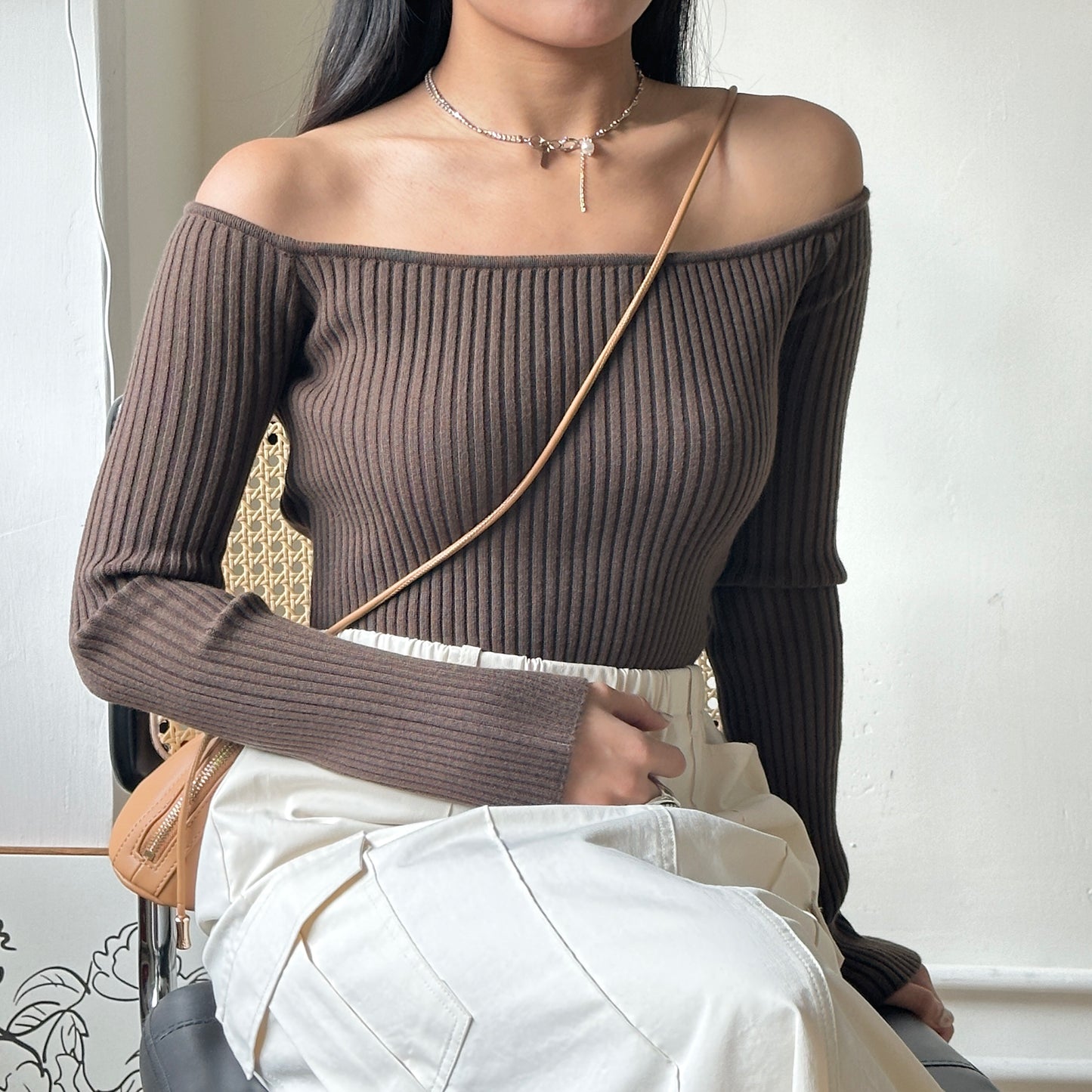 Vintage One Shoulder Tight Top [超厚實!!]