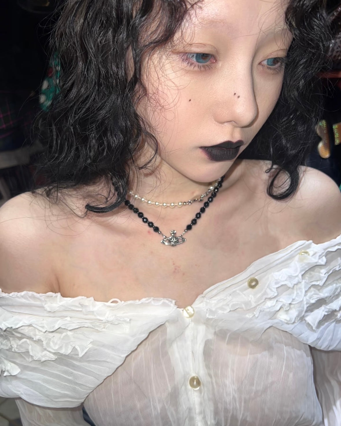 Vivienne Westwood Messaline Choker 黑瑙瑪