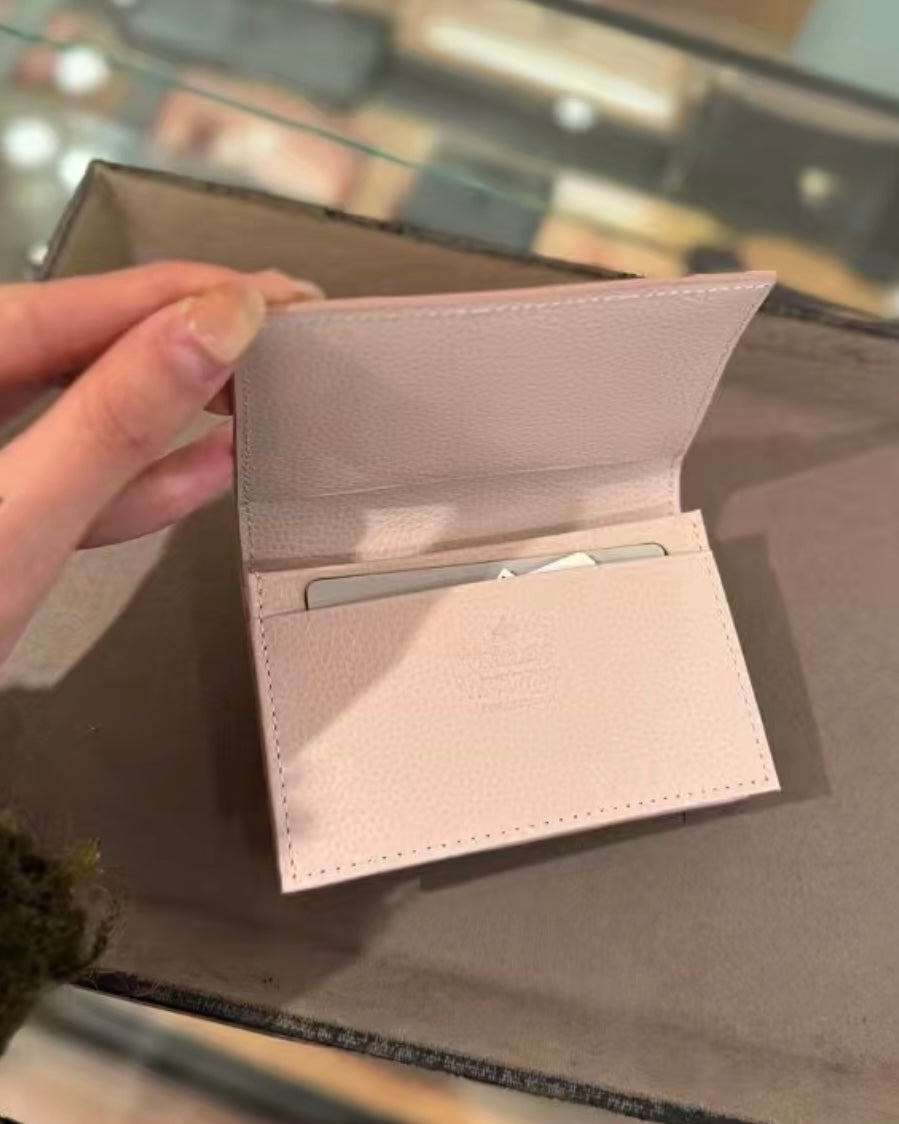 Vivienne Westwood 日本限定2025最新軟身荔枝皮 Business Cardholder 可放多卡 [專櫃已加價! 最後小量舊價現貨!]