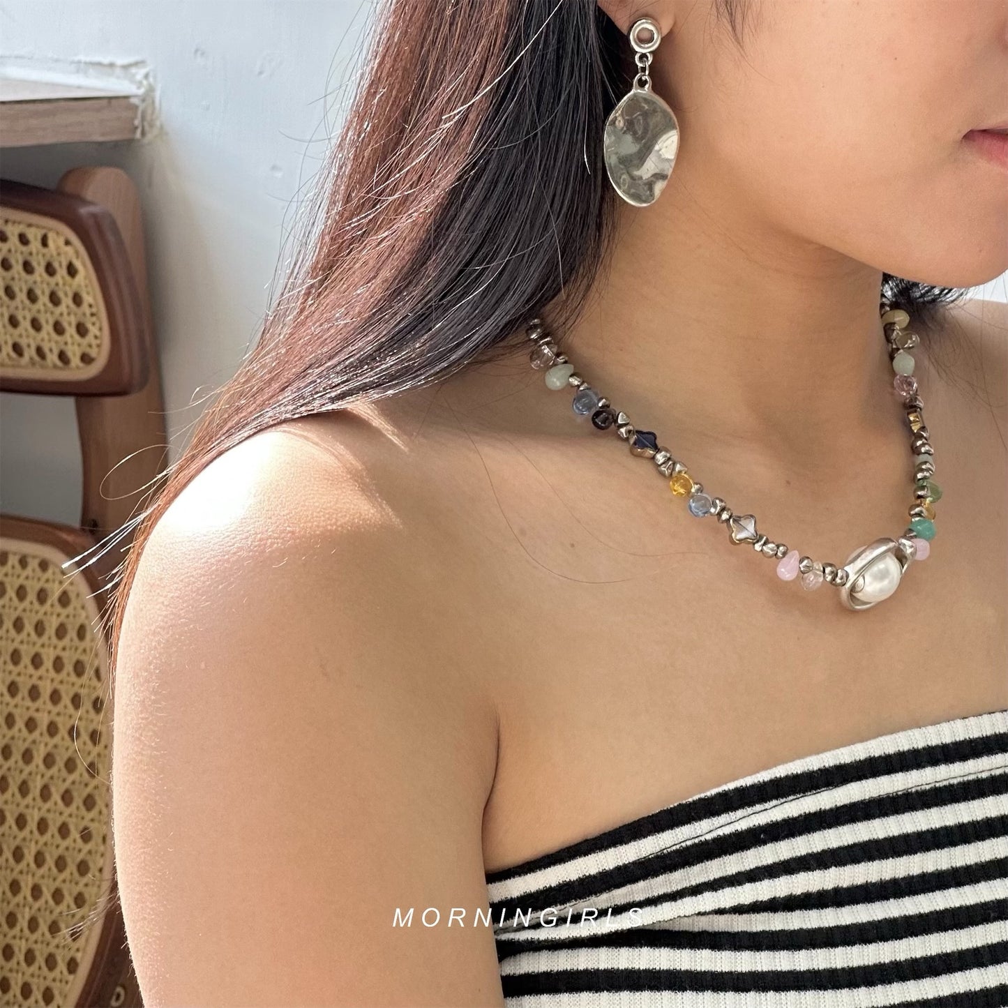 Otro Accesorio 西班牙手工飾物 - Oval Earrings