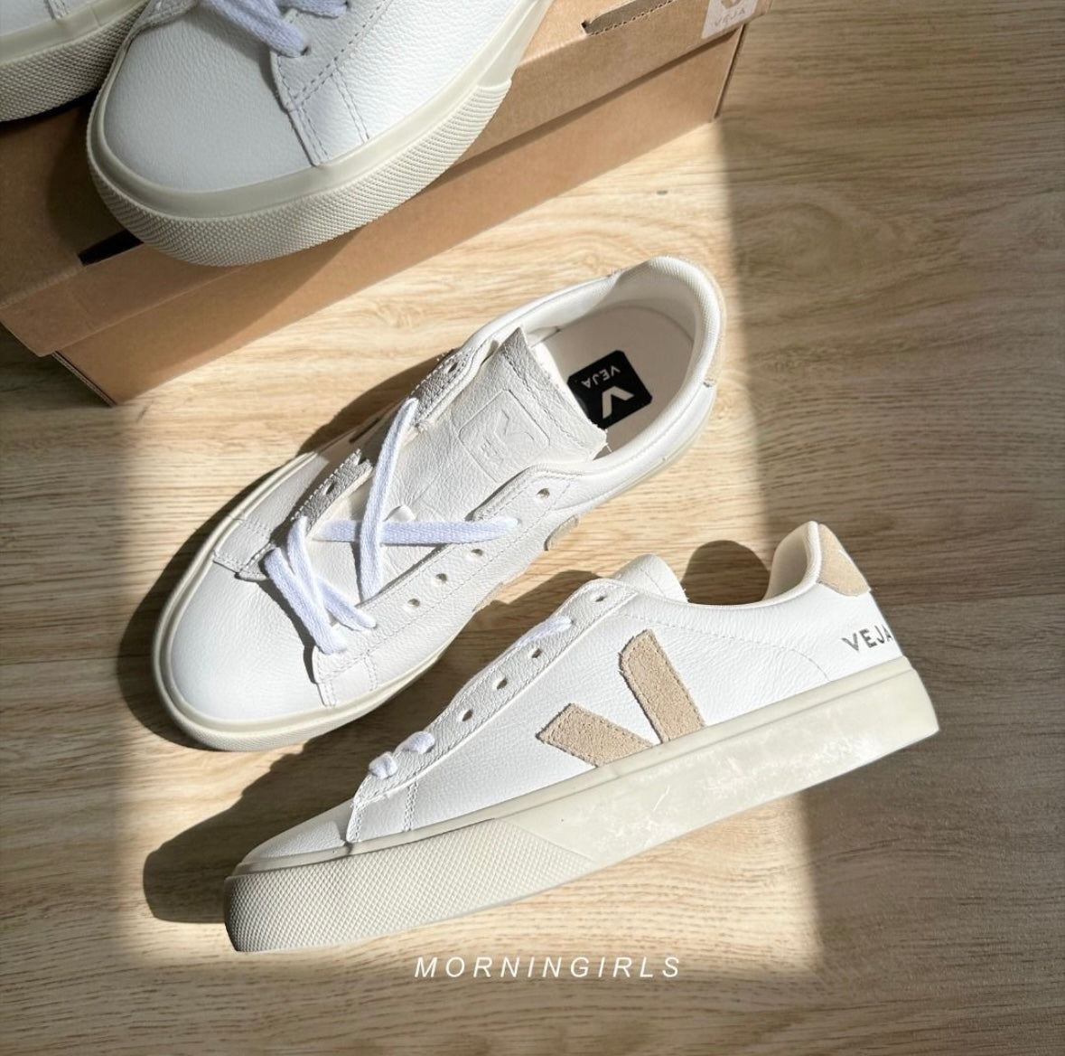 VEJA法國小白鞋 Campo 杏仁奶茶 Almond［超人氣顏色之一!］