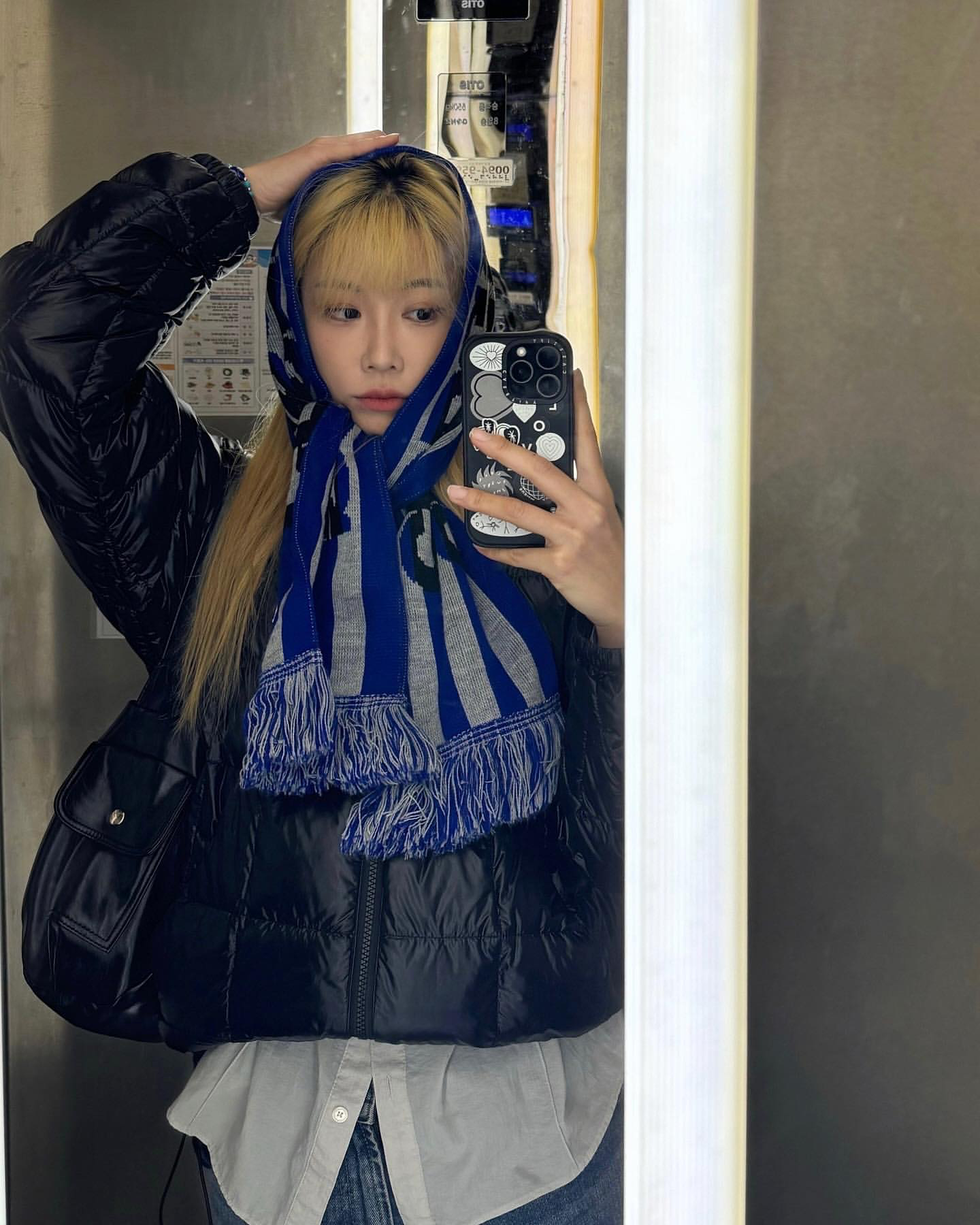 Comme Des Garçons CDG Scarf 日版［超薄穿搭必備 大推藍黑色!］