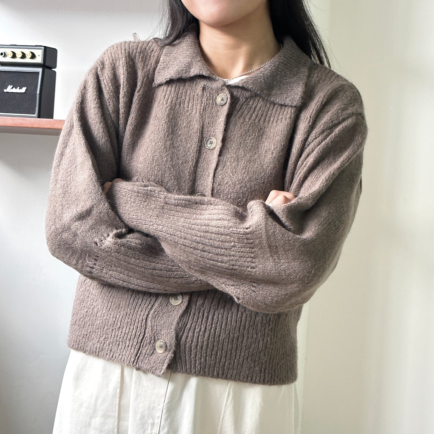 可愛小企領寬鬆毛衣 [性價比高!!] [門市搬遷清貨限時優惠$69!]