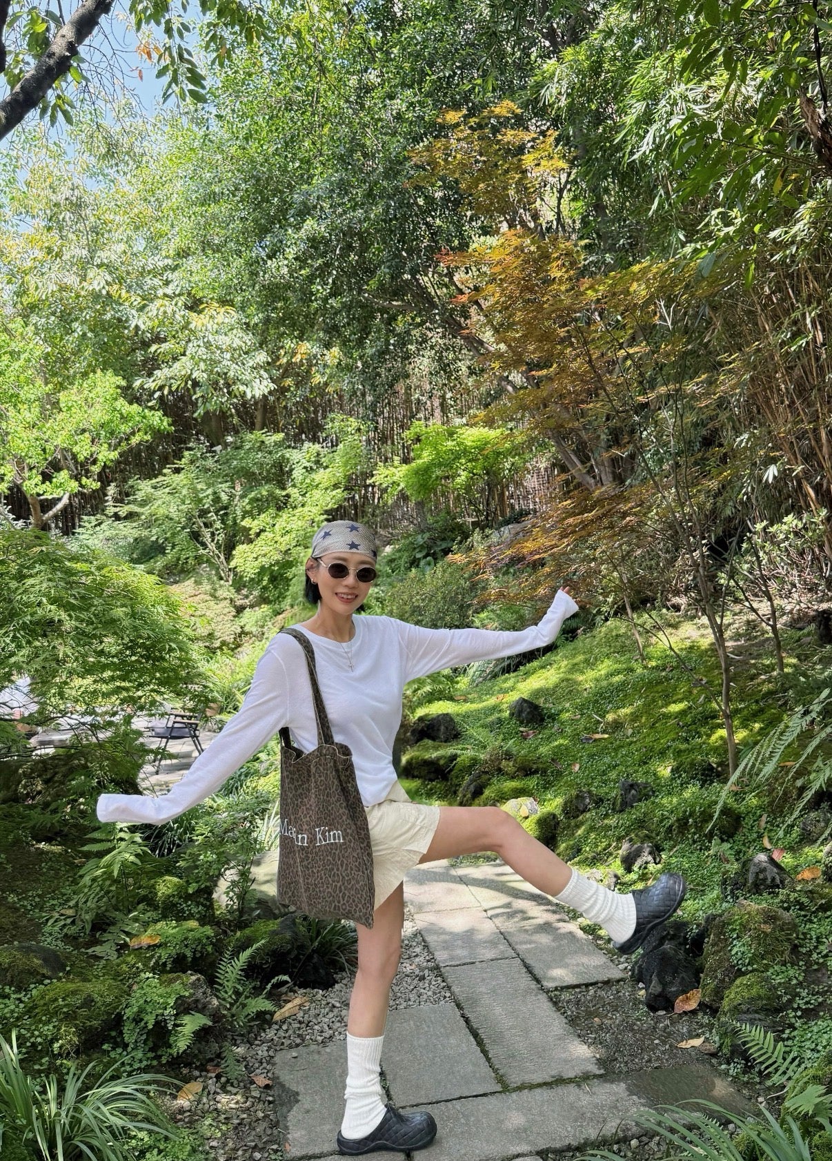 韓國選物🇰🇷Matin Kim Matin Leopard EcoBag 豹紋單肩布袋［型格個性風格！］