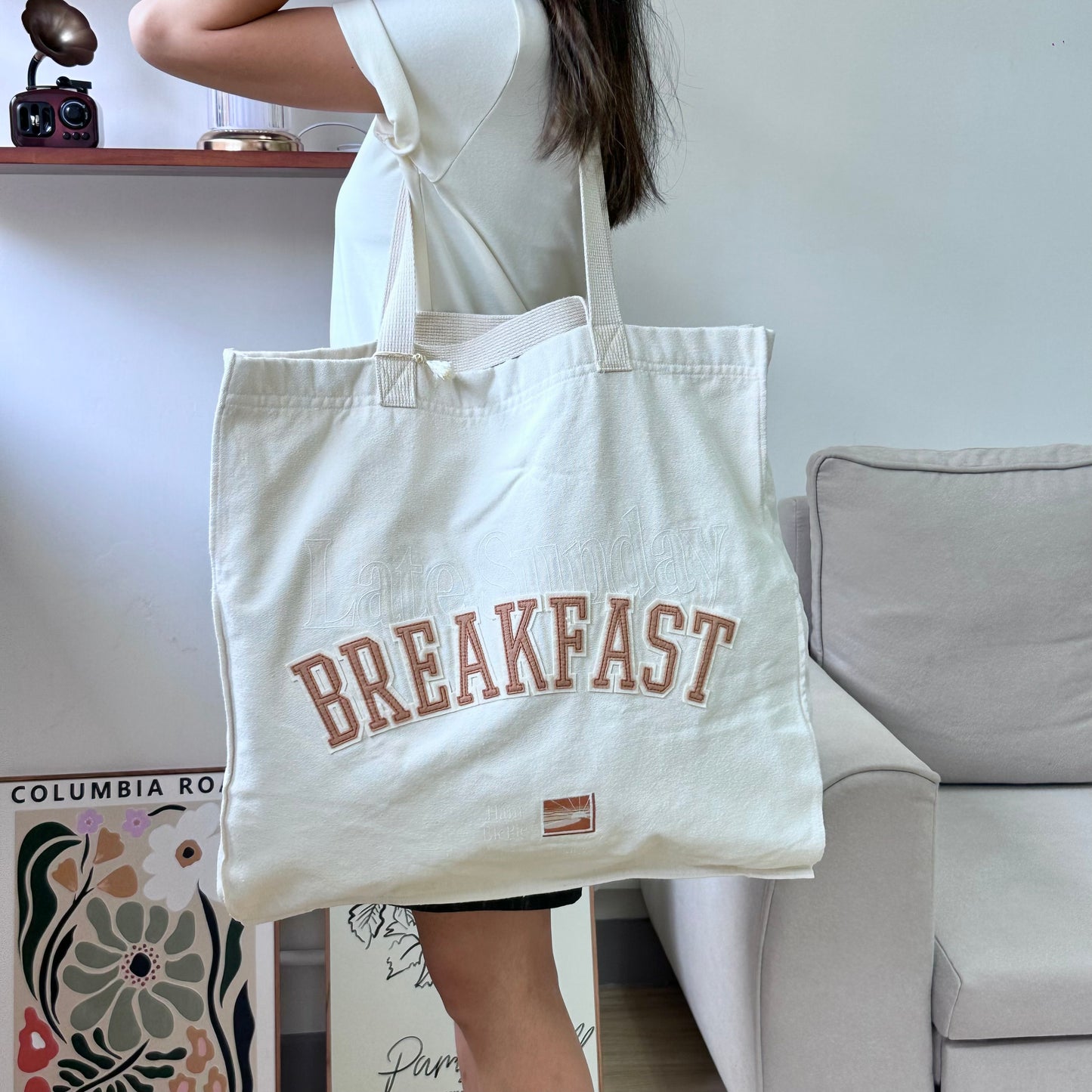 Hamblepie 泰國自家品牌 - Late Sunday Breakfast Big Tote Bag [清貨優惠中!]