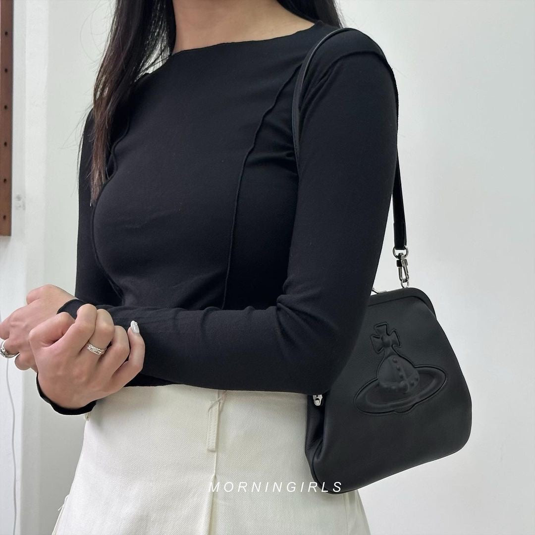 Vivienne Westwood Chelsea Vivienne's Clutch Bag 經典真牛皮  [雙11折上折 JENNIE同款!]