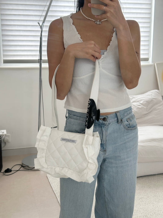 Gentlewoman Ruffle Bag ［長帶可愛窩夫邊］