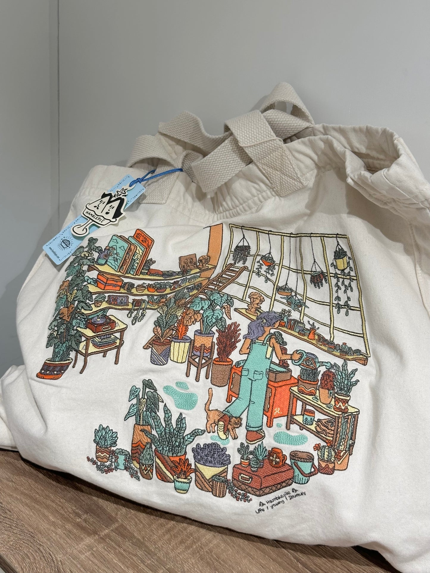 Hamblepie 泰國自家品牌 - Garden House Tote Bag