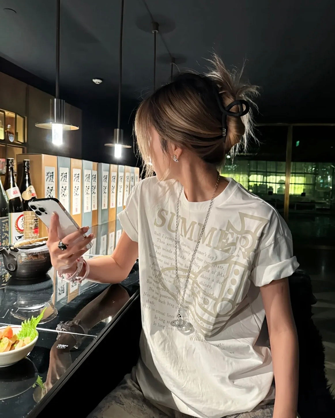 Vivienne Westwood ORB Pendant Crystal Necklace 透明銀色星球 [MEDIUM & LARGE大折扣! 經典熱賣!]