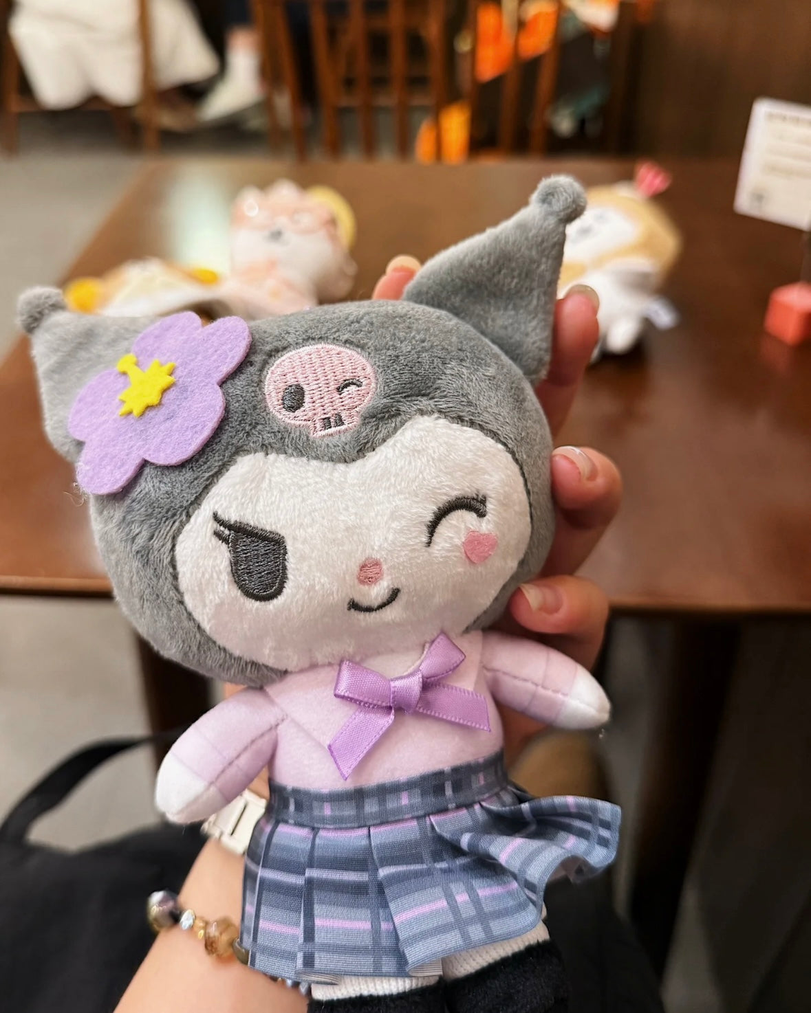 Kuromi日本限定校服掛飾 𝜗𝜚