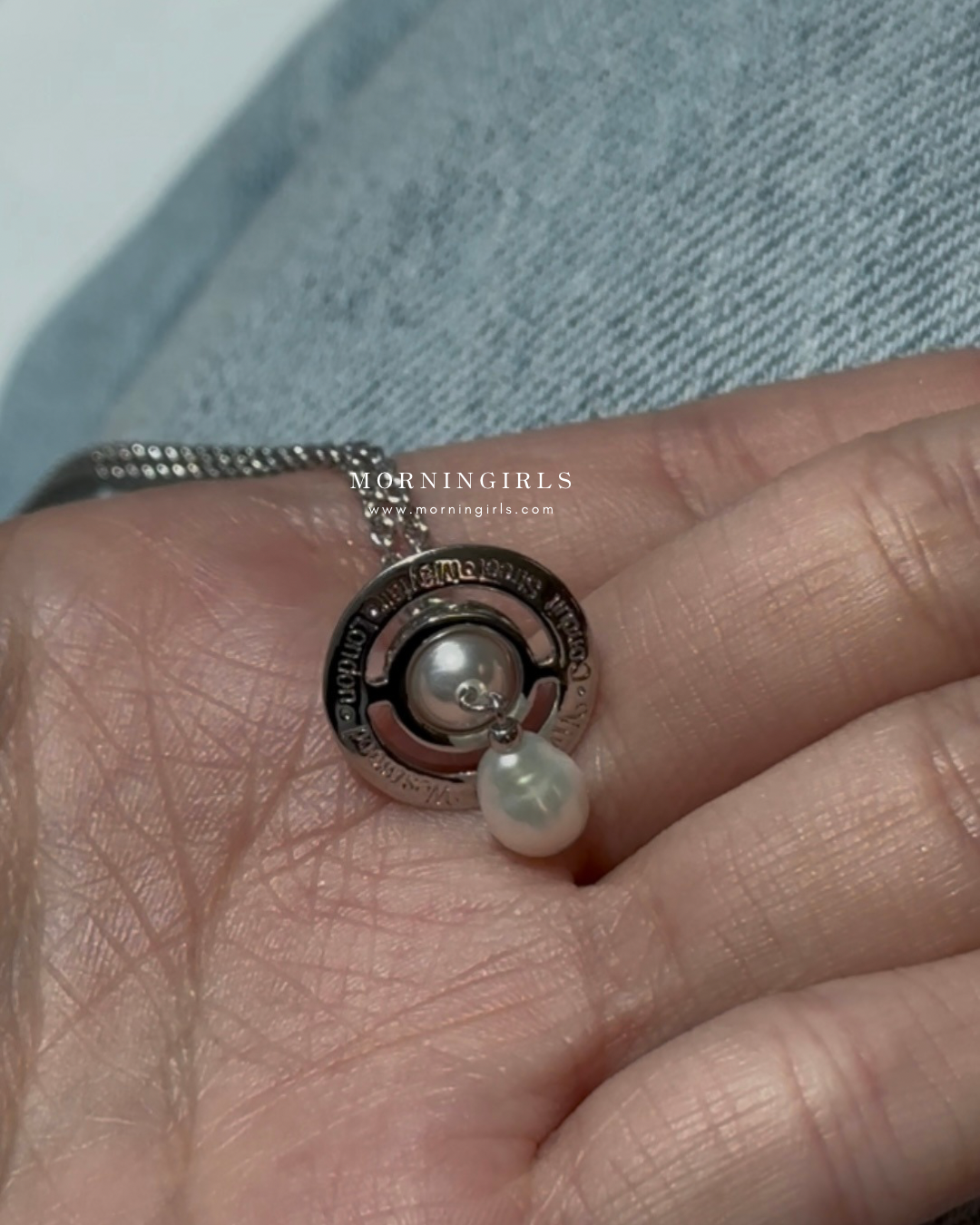 Vivienne Westwood Aleksa Necklace 巴洛克水滴珍珠 [Arin同款]