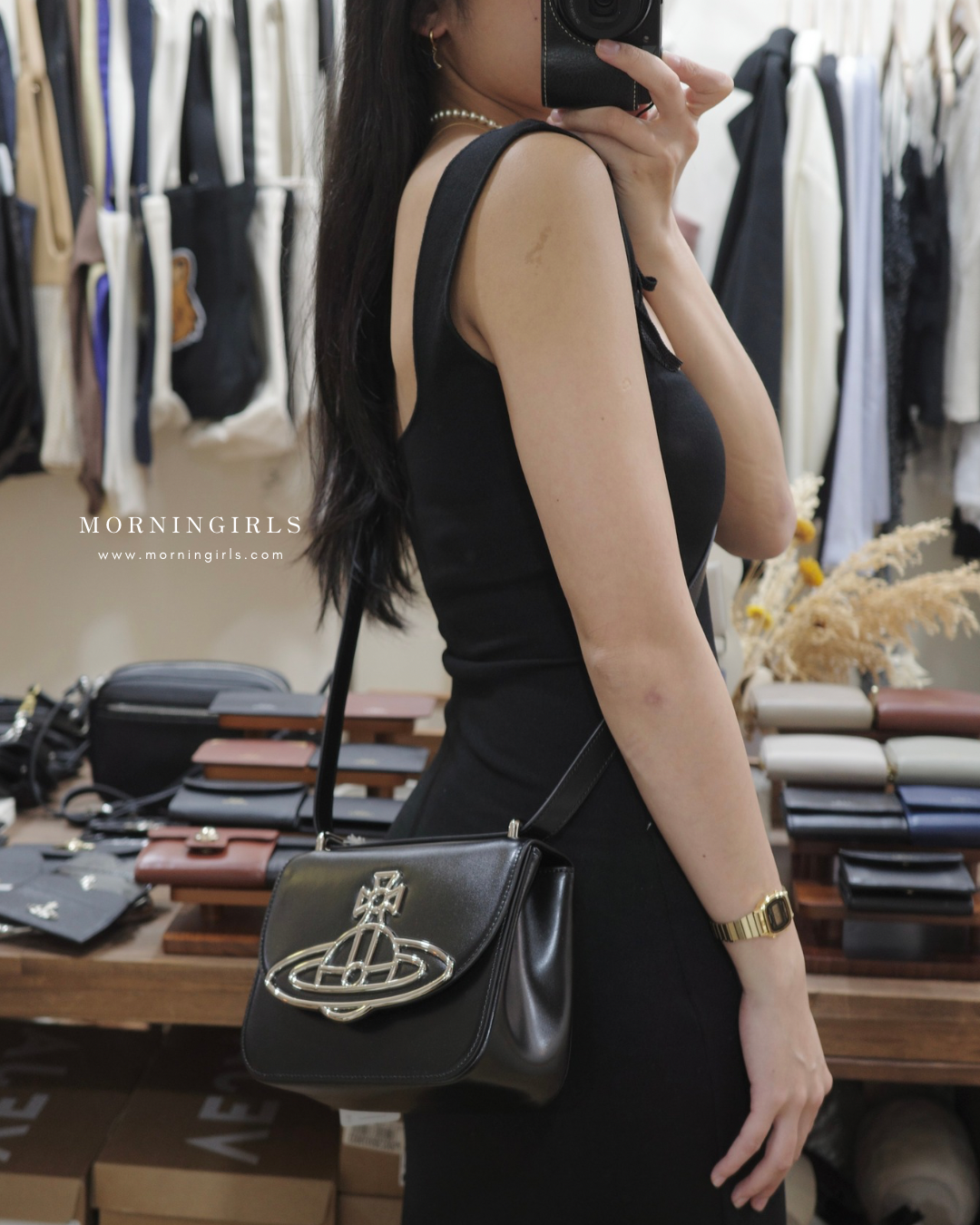 Vivienne Westwood Linda Bag [大ORB LOGO! BLACK FRIDAY折上折 直減$1000! 側孭或斜孭兩用!］