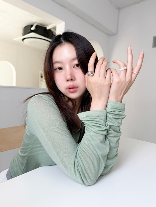 韓國選物🇰🇷 Grumpy Stuff Spiral Signet Ring