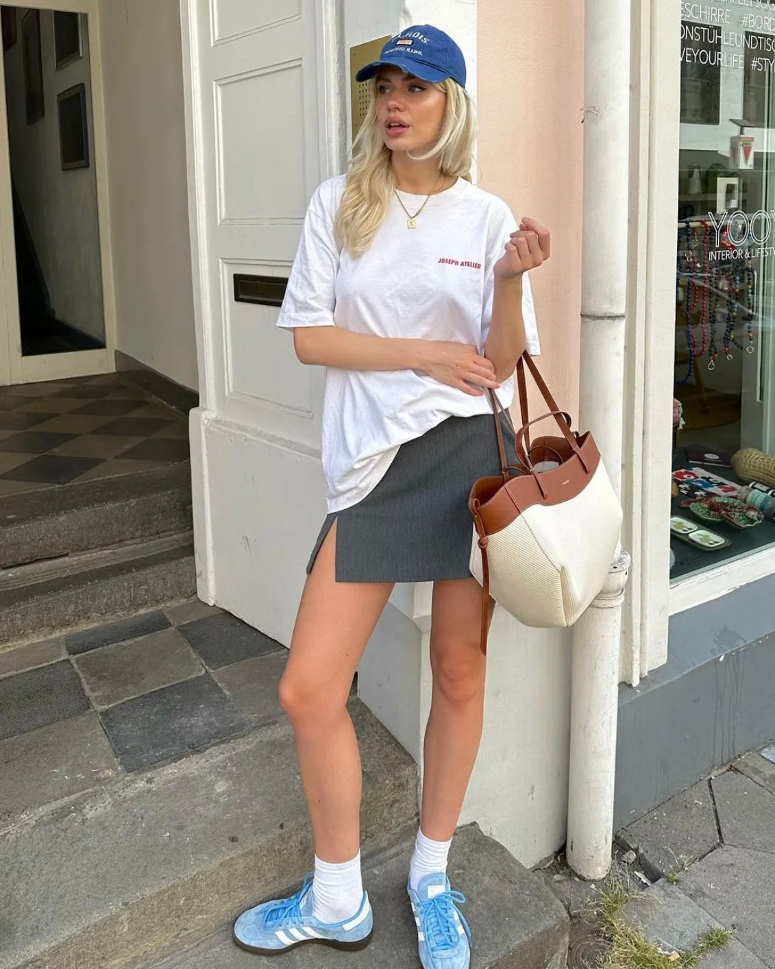 POLENE Cognac Canvas [最新皮革帆布拼色系列！夏日高級感]