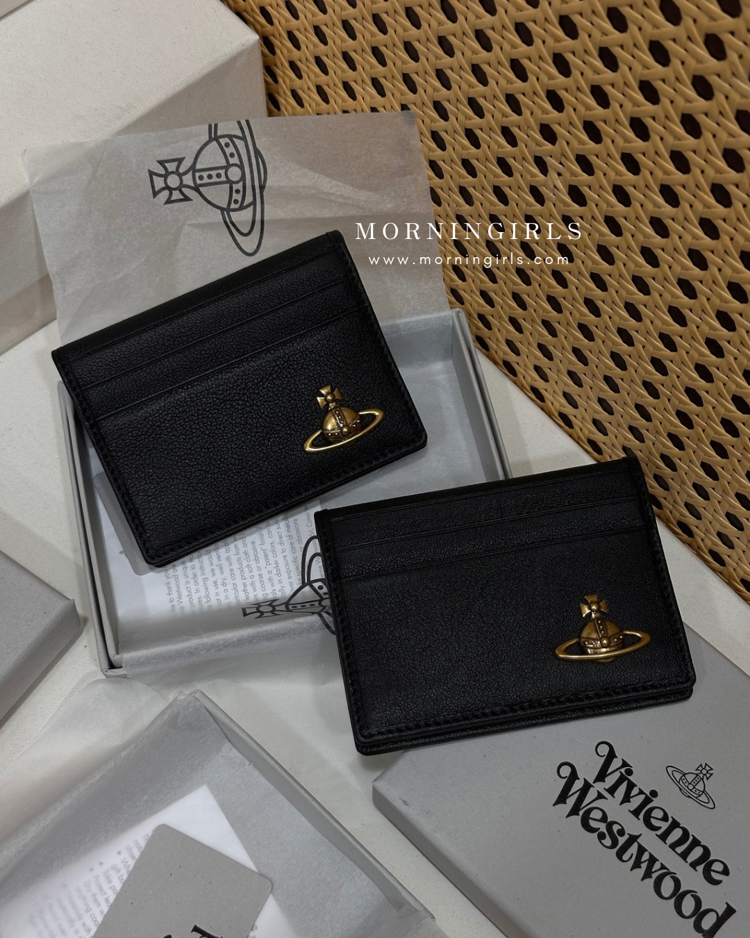 Vivienne Westwood Bifold Cardholder 復古金牛皮 [已停產 現貨完售下架!]