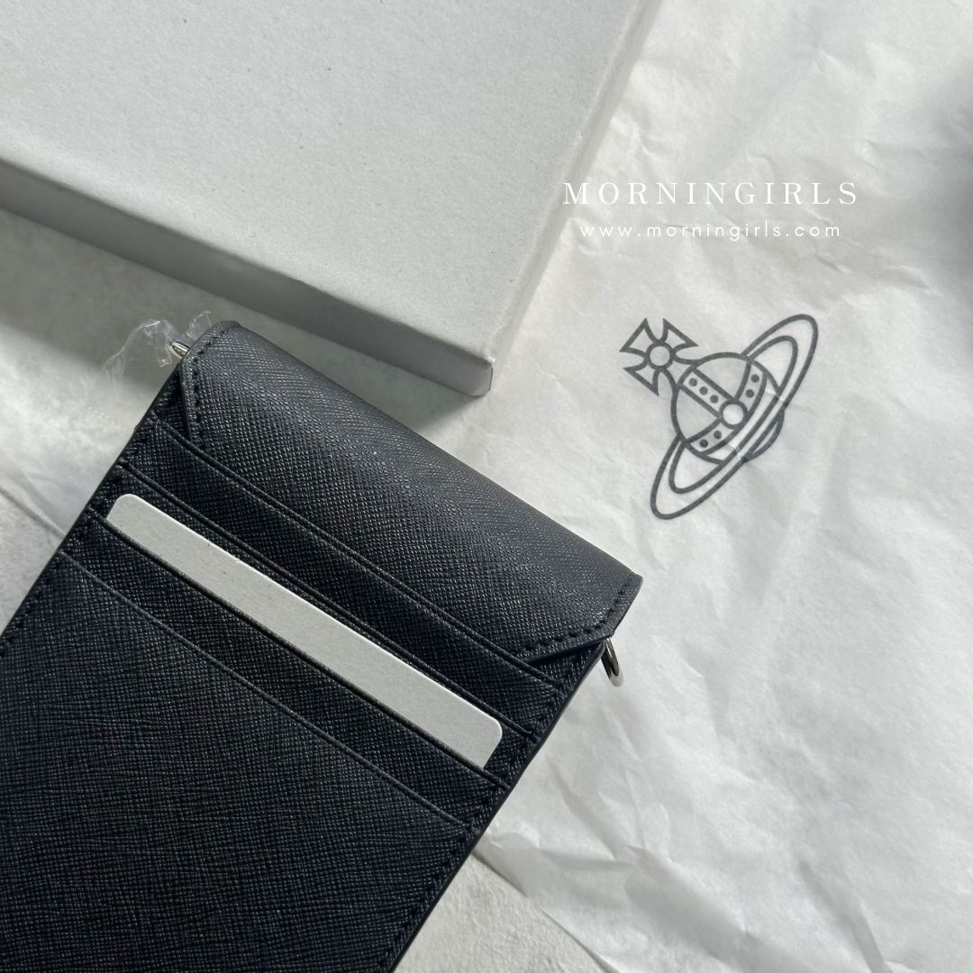 Vivienne Westwood Phone Bag 黑色十字紋