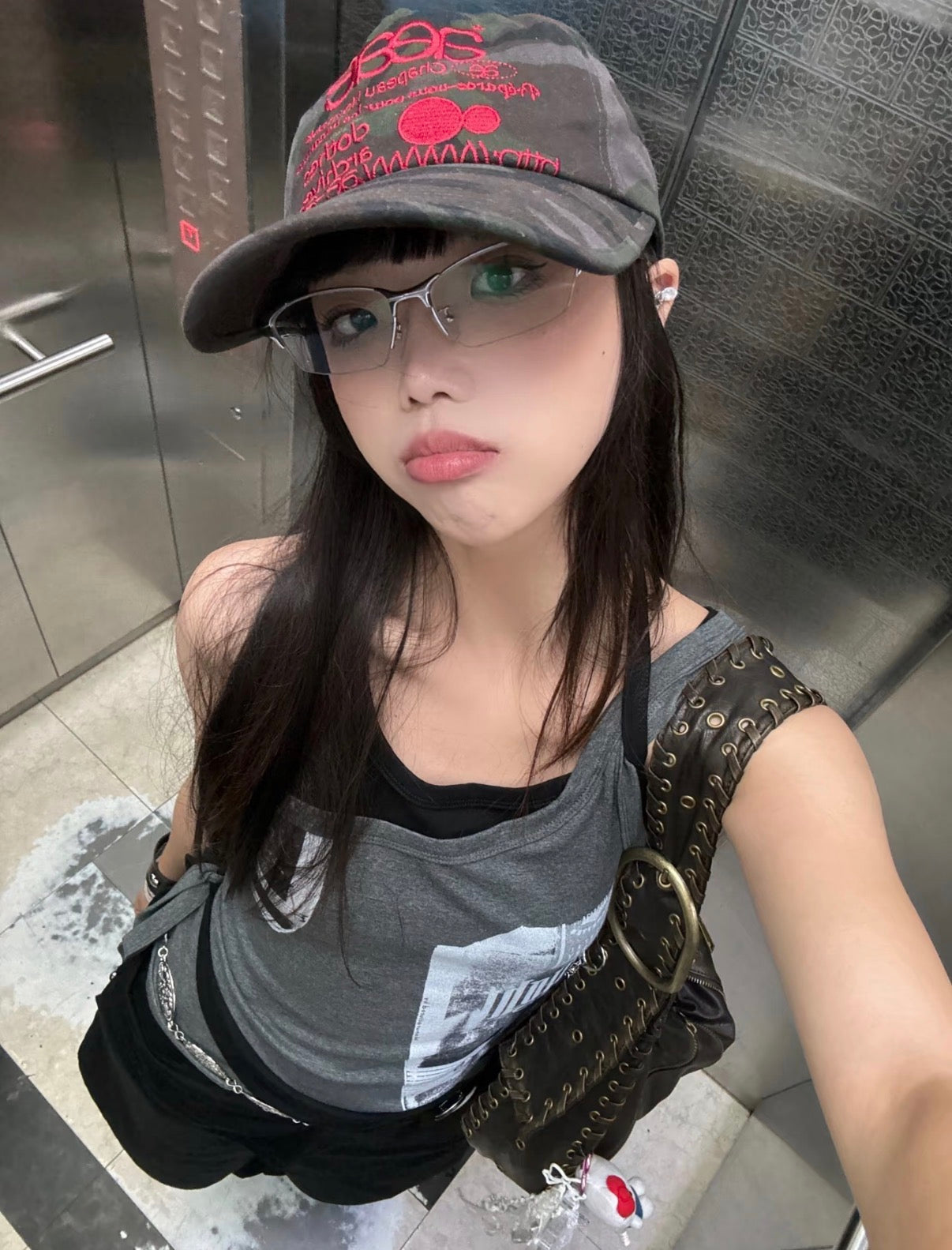 Aeae Web Logo Camo 5 Pannel Cap 最新韓國選物🇰🇷迷彩棒球帽［Made in Korea🇰🇷極推薦必入手 超型格機能風］