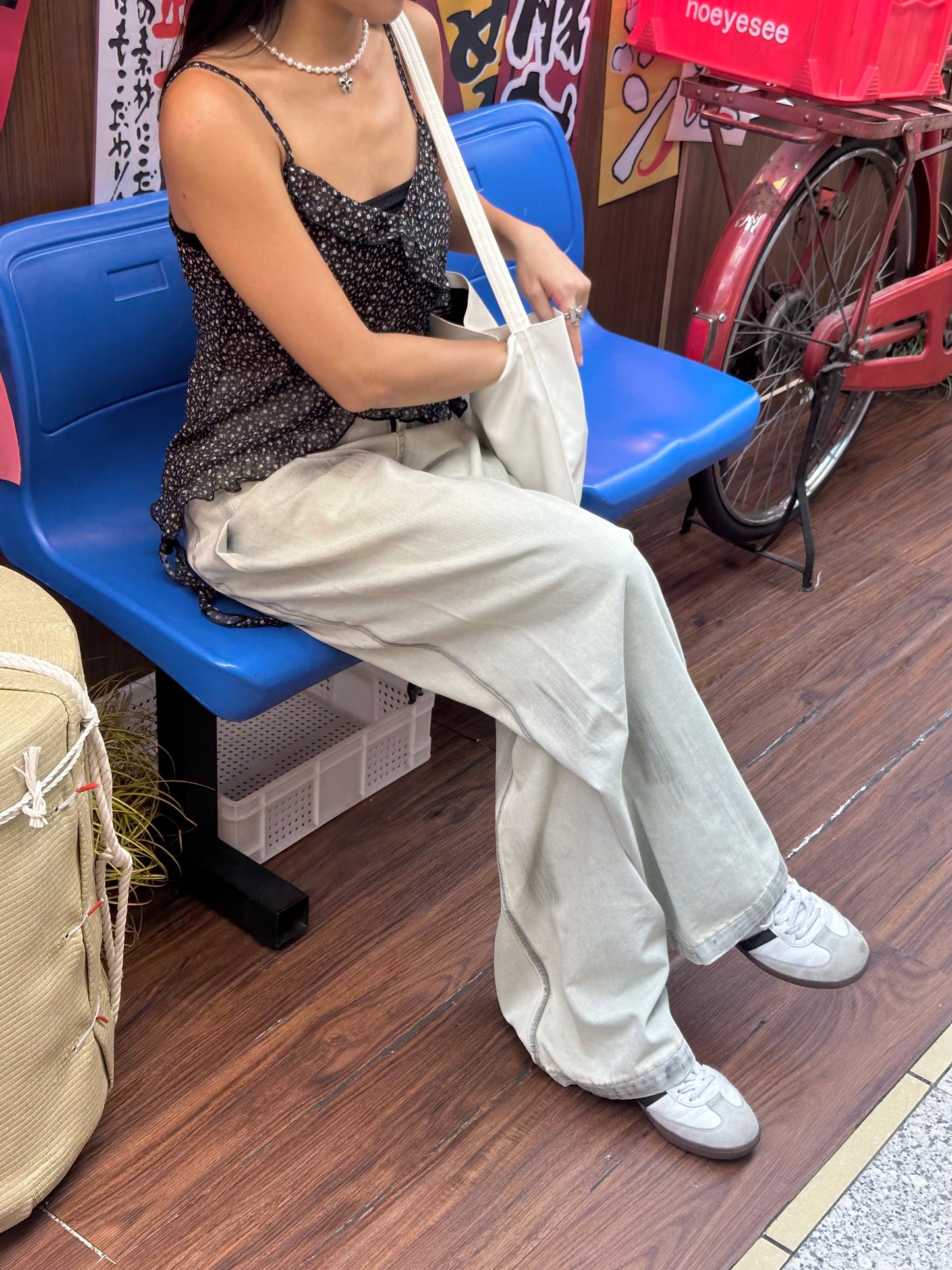 [KRTP001] 花花雪紡小背心