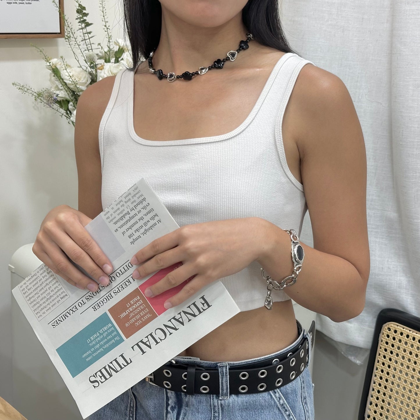 Otro Accesorio 西班牙手工飾物 - Mini Flower Heart Choker