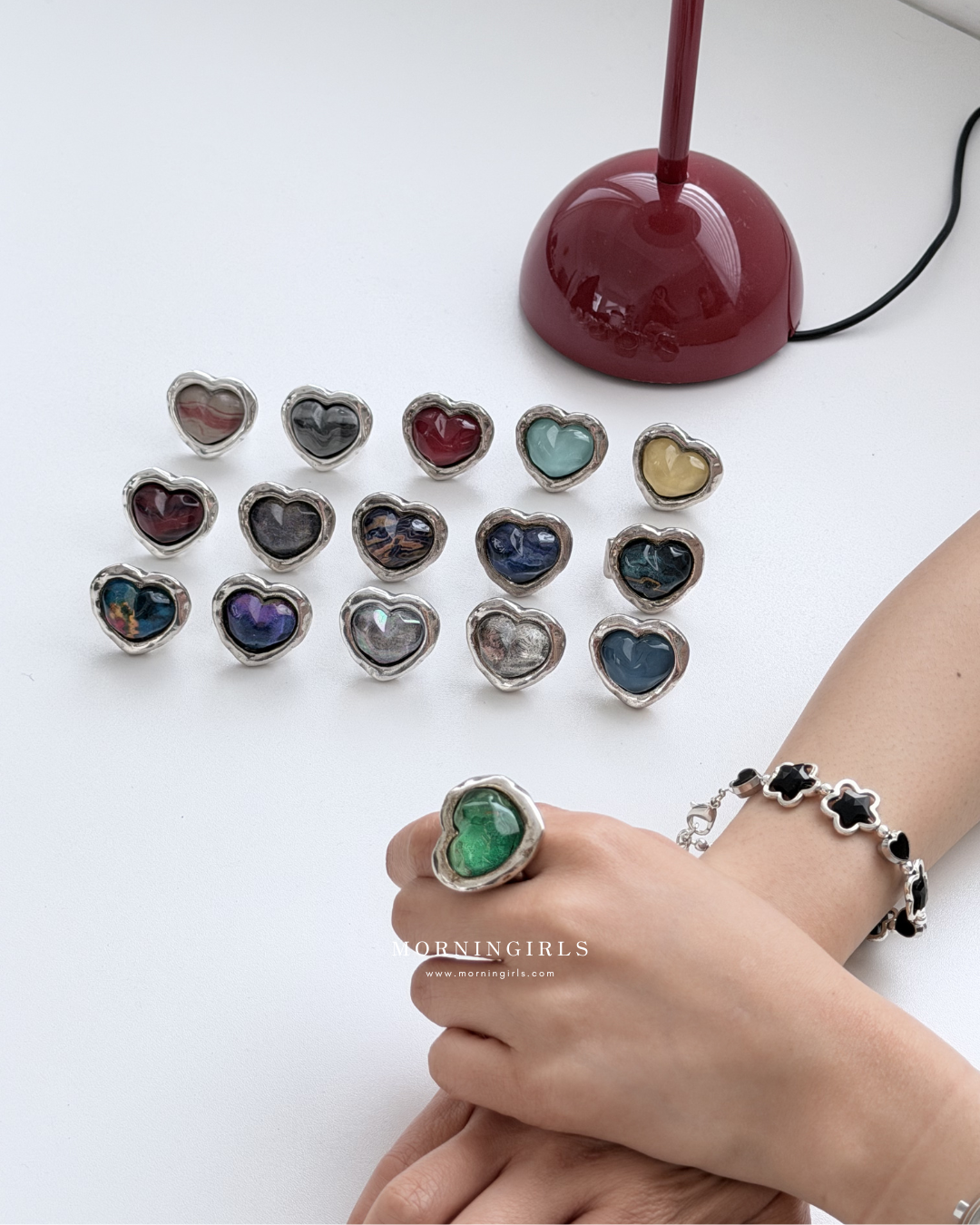 Otro Accesorio 西班牙手工飾物 - Galaxy Heart Ring [NEW ITEM! 顏色超美極推薦 可自行調節!]