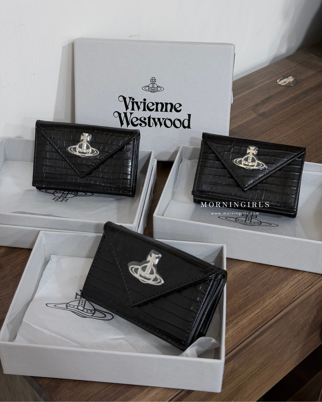 Vivienne Westwood Envelope Mini Wallet 掌心小銀包 [最新銀色荔枝紋新品優惠中 小尺寸銀包推介!]