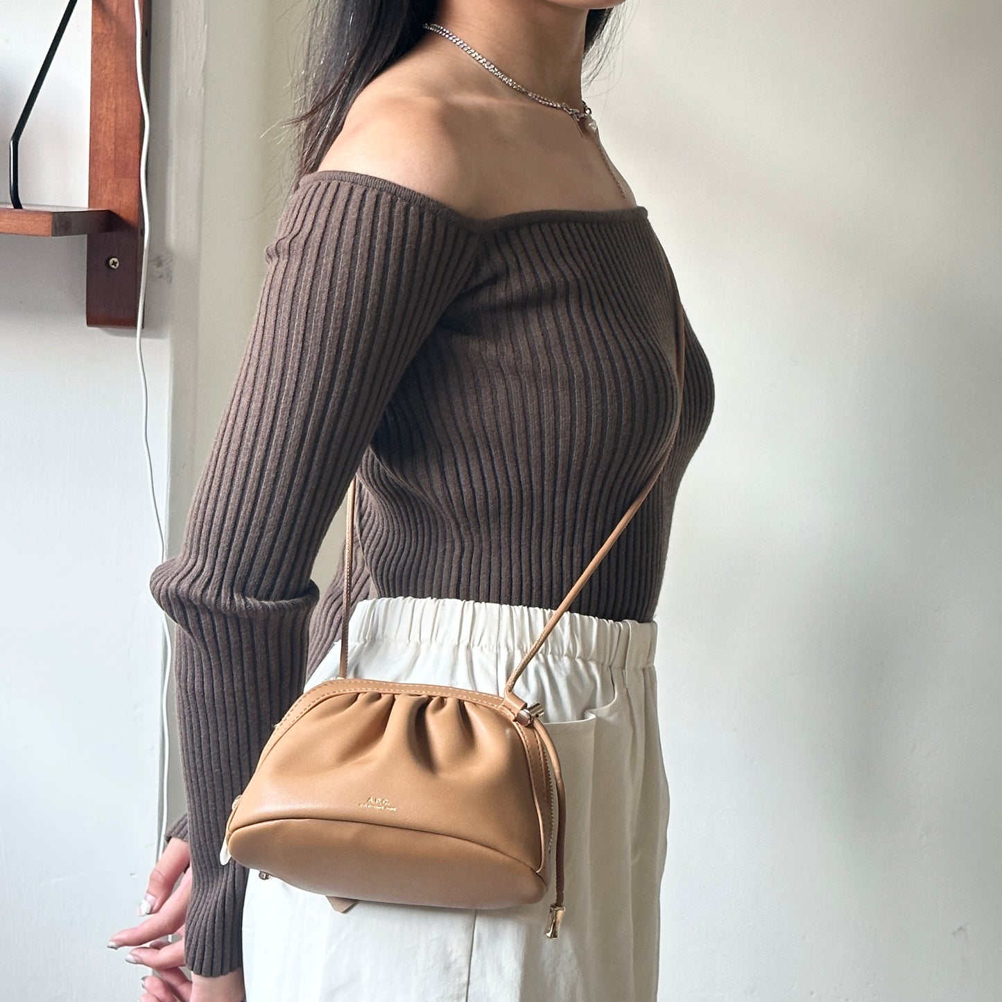 Vintage One Shoulder Tight Top [超厚實!!]
