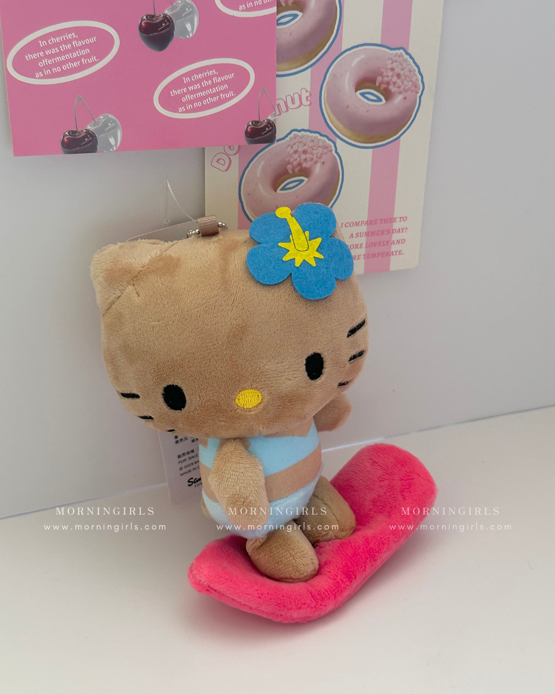 Avail x Hello Kitty 夏威夷黑皮掛飾 🌺  [夏日感MAX!]