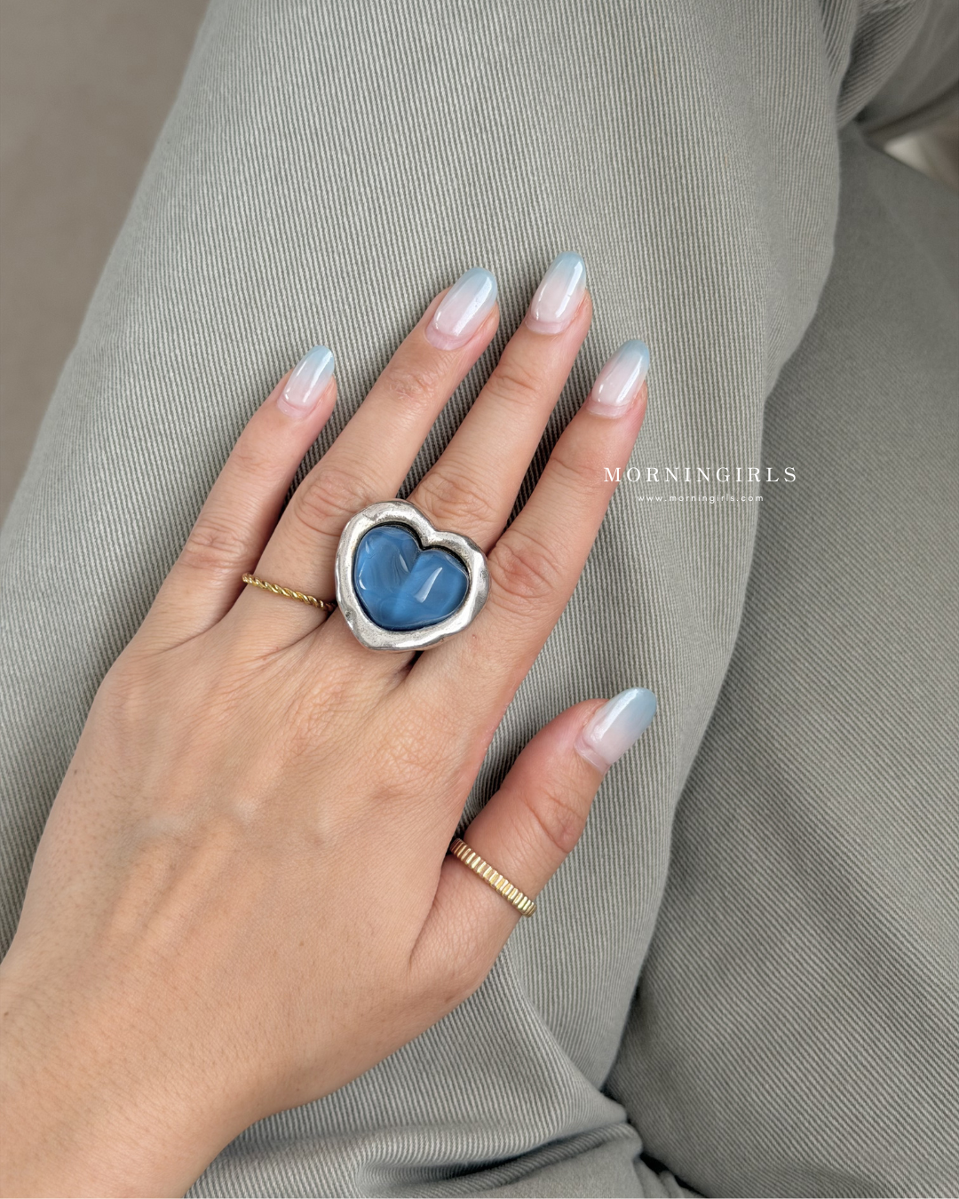 Otro Accesorio 西班牙手工飾物 - Galaxy Heart Ring [NEW ITEM! 顏色超美極推薦 可自行調節!]