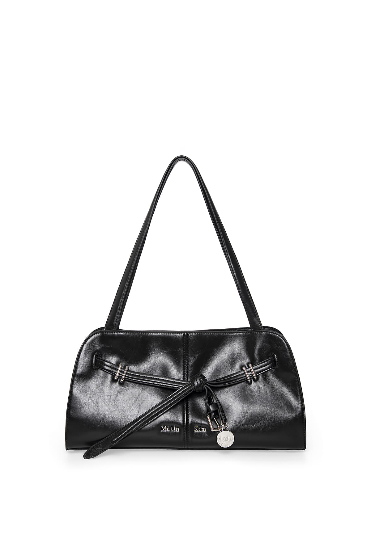 最新韓國選物🇰🇷 Matin Kim Drop Tail Mellow Shoulder Bag 垂墜綁繩法棍袋［復古俐落 盡顯慵懶美學！］