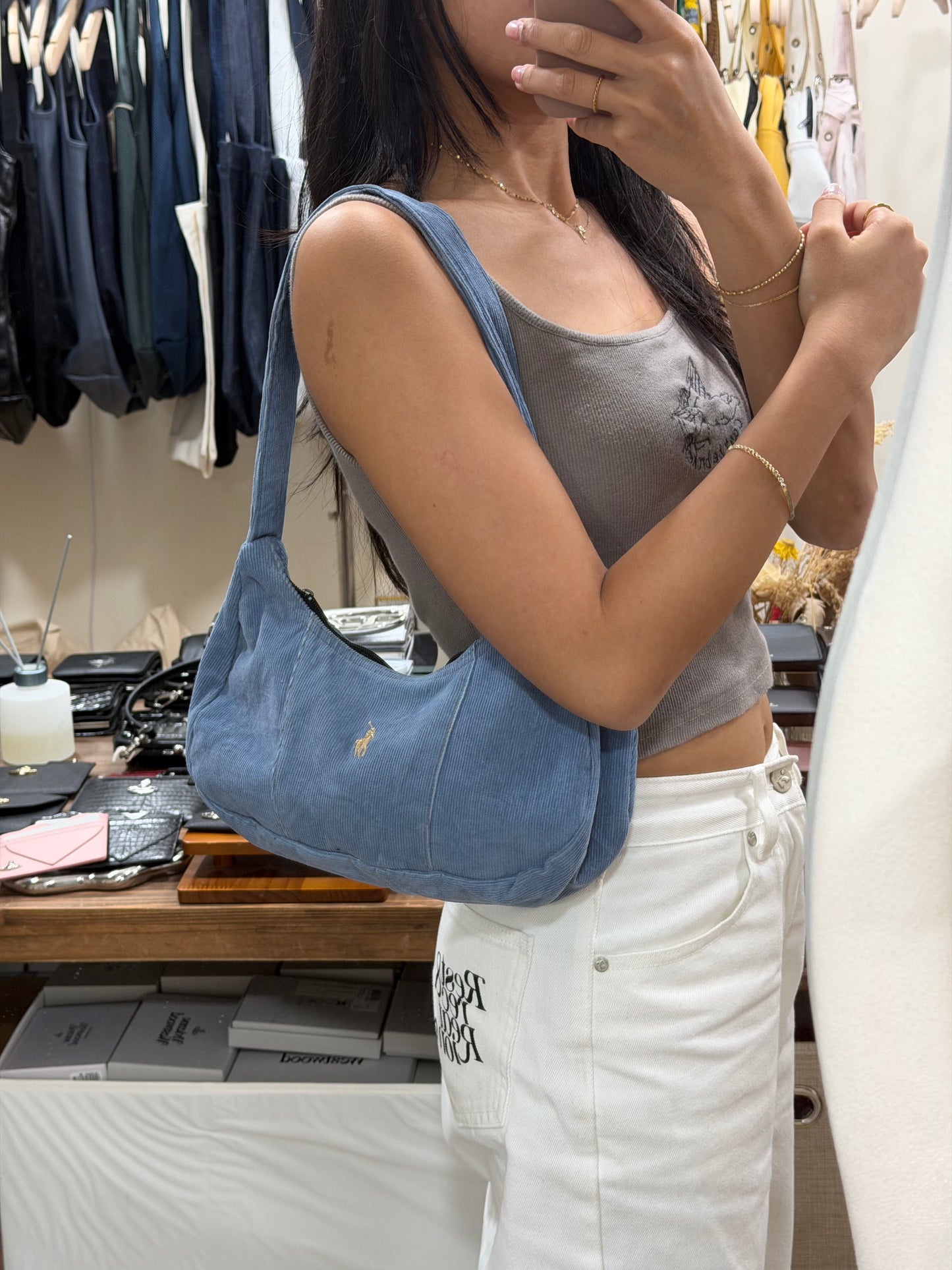 Thailand Remade Vintage Shoulder Bag [Polo款$199🌴獨一無二每款只有1個]