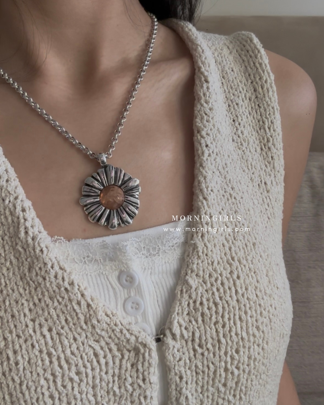 Otro Accesorio 西班牙手工飾物 - Flower Necklace 經典花花頸鏈 [NEW ITEM!]