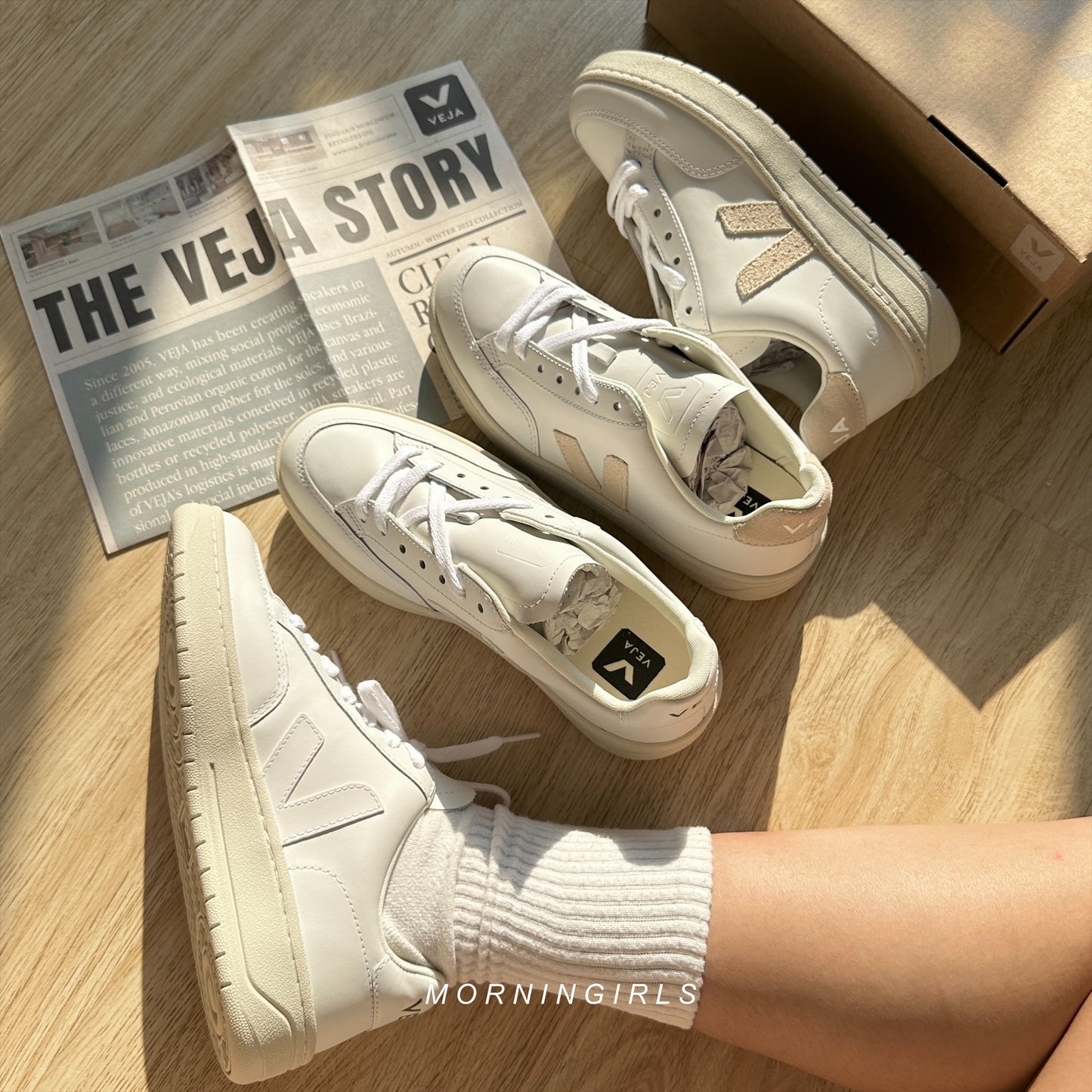 VEJA法國小白鞋 V12 全白［SIZE 36現貨限時優惠中!］