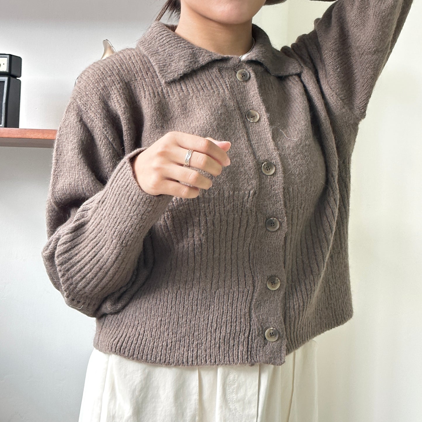 可愛小企領寬鬆毛衣 [性價比高!!] [門市搬遷清貨限時優惠$69!]