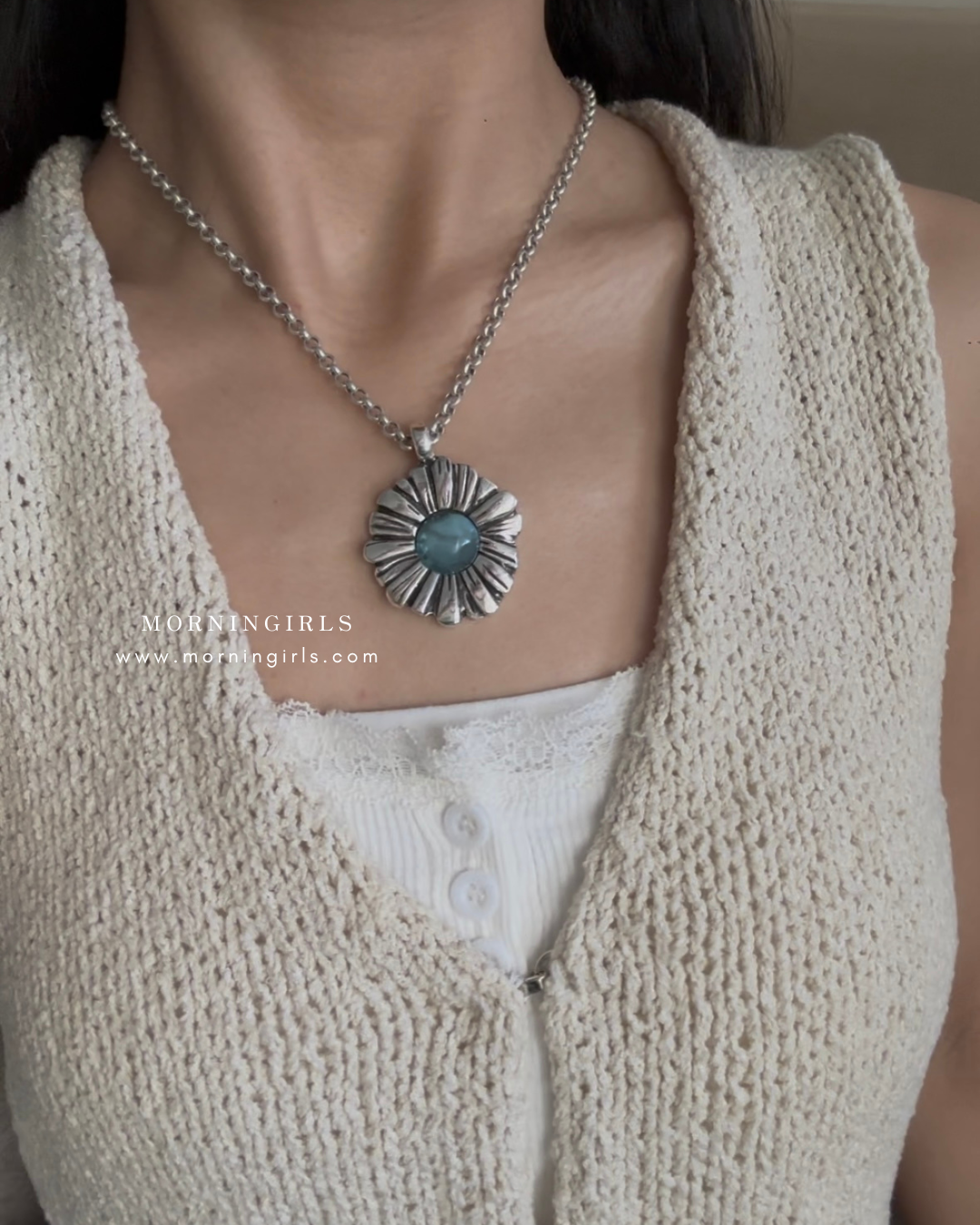 Otro Accesorio 西班牙手工飾物 - Flower Necklace 經典花花頸鏈 [NEW ITEM!]
