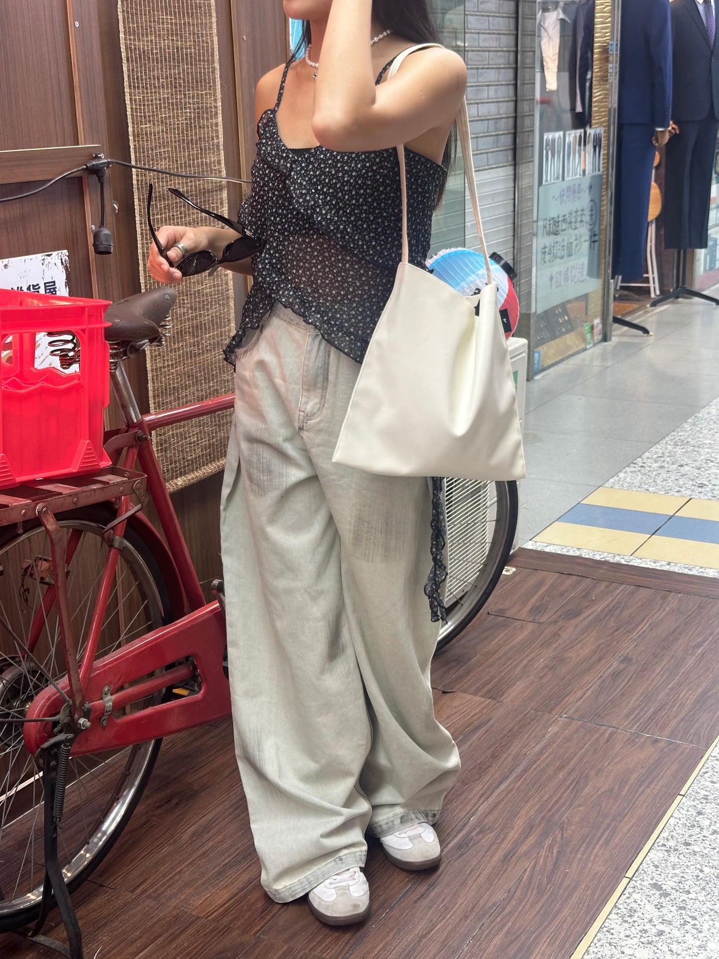 [KRTP001] 花花雪紡小背心