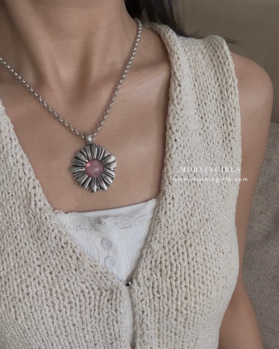 Otro Accesorio 西班牙手工飾物 - Flower Necklace 經典花花頸鏈 [NEW ITEM!]