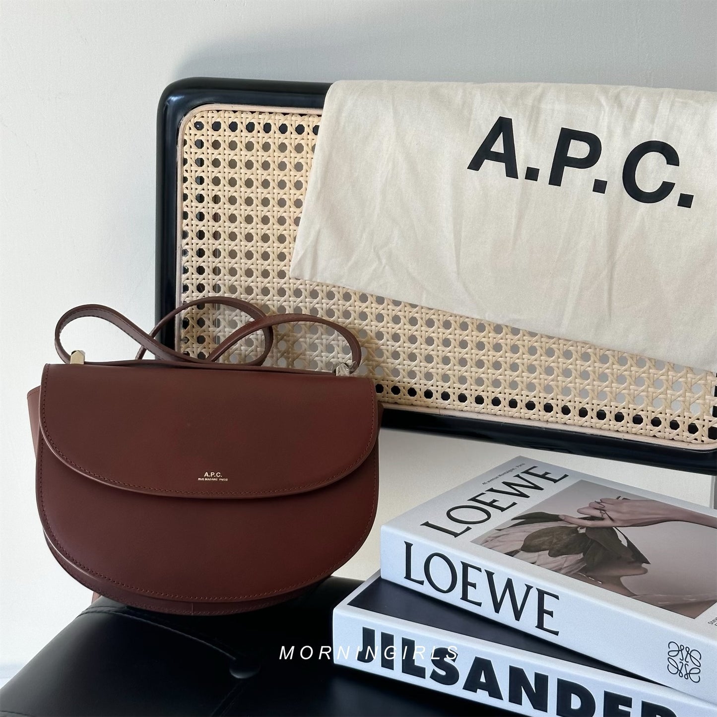 A.P.C. Geneve Bag 馬鞍包 [REGULAR] [復古啡優惠現貨中]