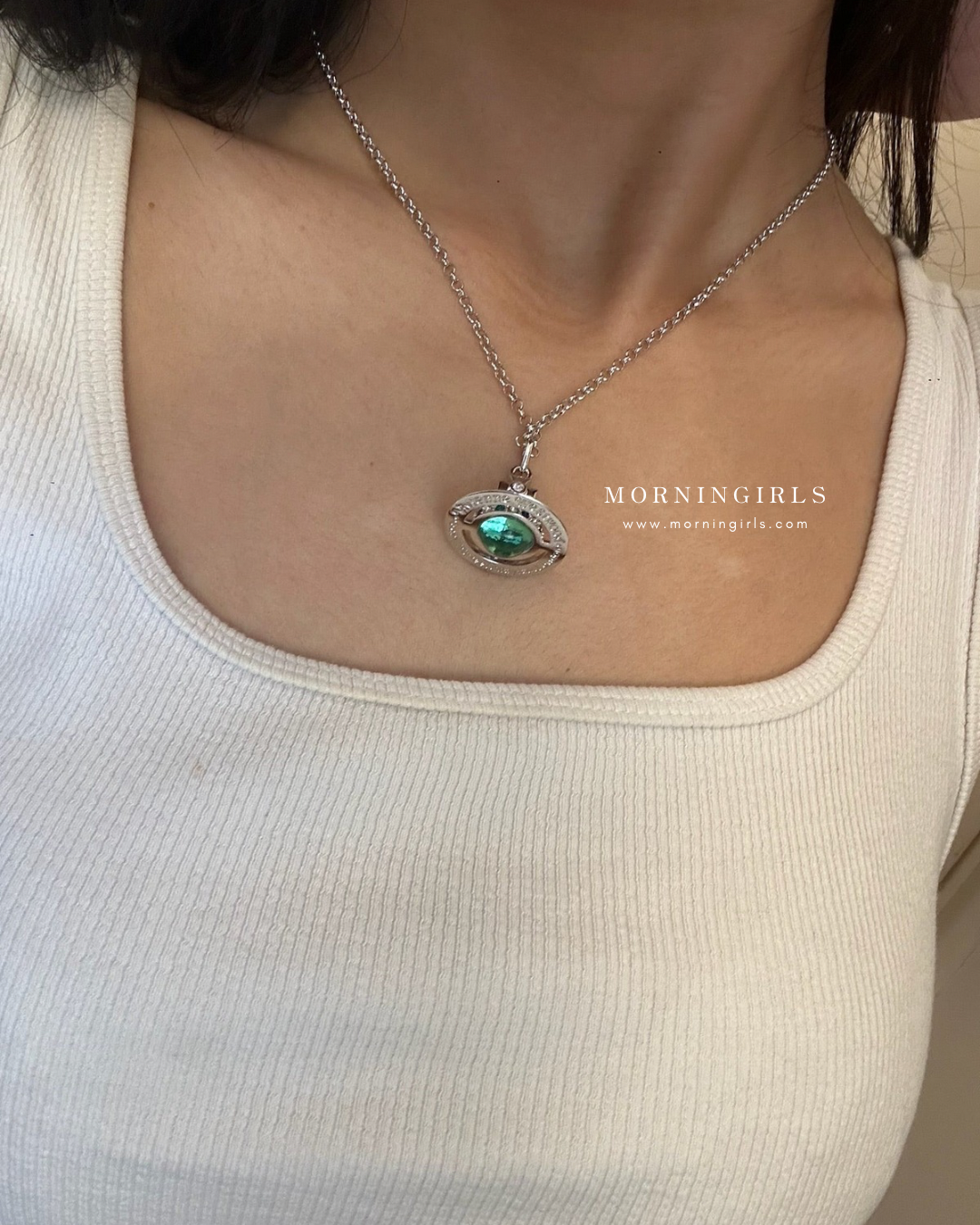 Vivienne Westwood ORB Pendant Crystal Necklace 薄荷綠 [晶瑩通透長期熱賣!]