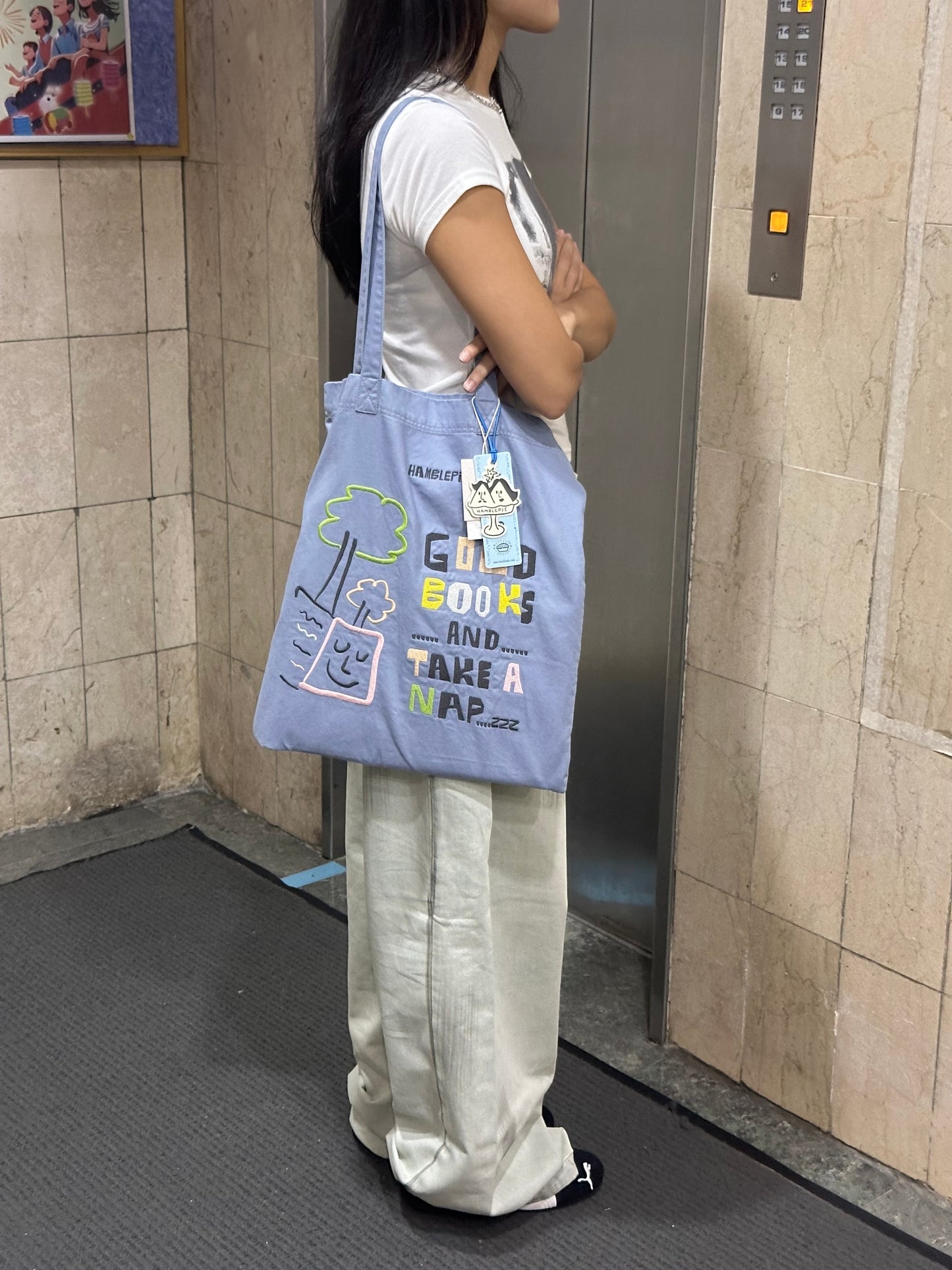 Hamblepie 泰國自家品牌 - Good Books Tote Bag