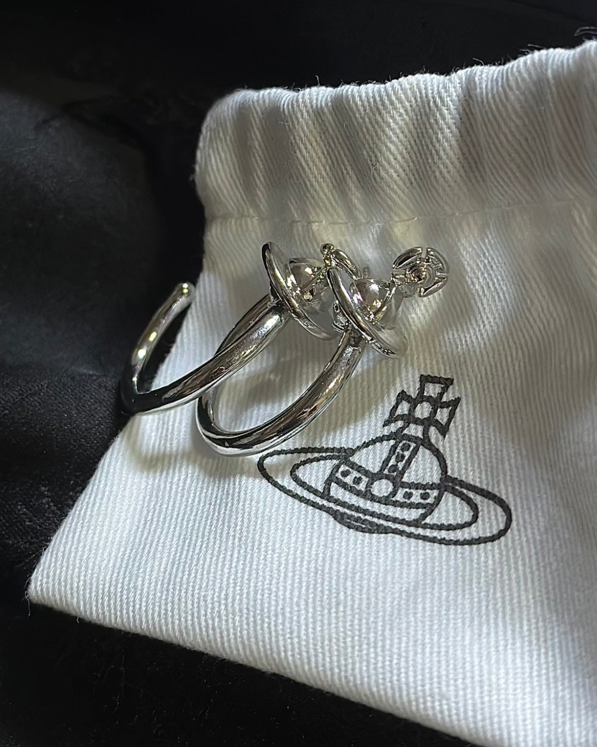 Vivienne Westwood Vera Earrings 小土星耳圈