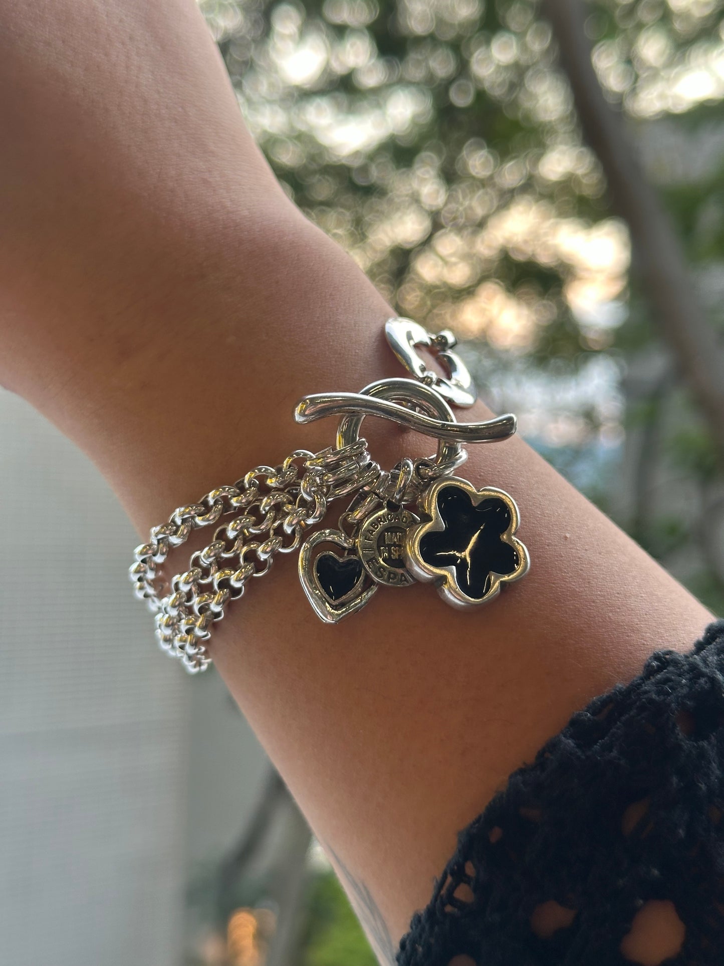 Otro Accesorio 西班牙手工飾物 - Flower Heart Bracelet [大人氣! 超推薦必買!]