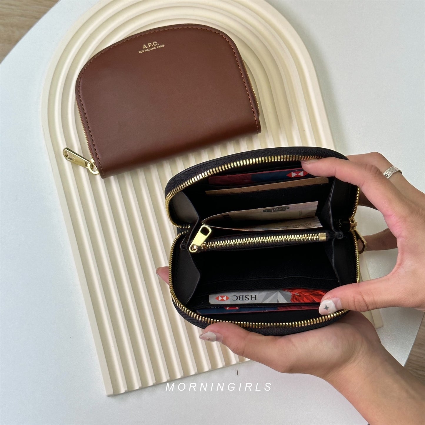 A.P.C. Demi Lune Wallet