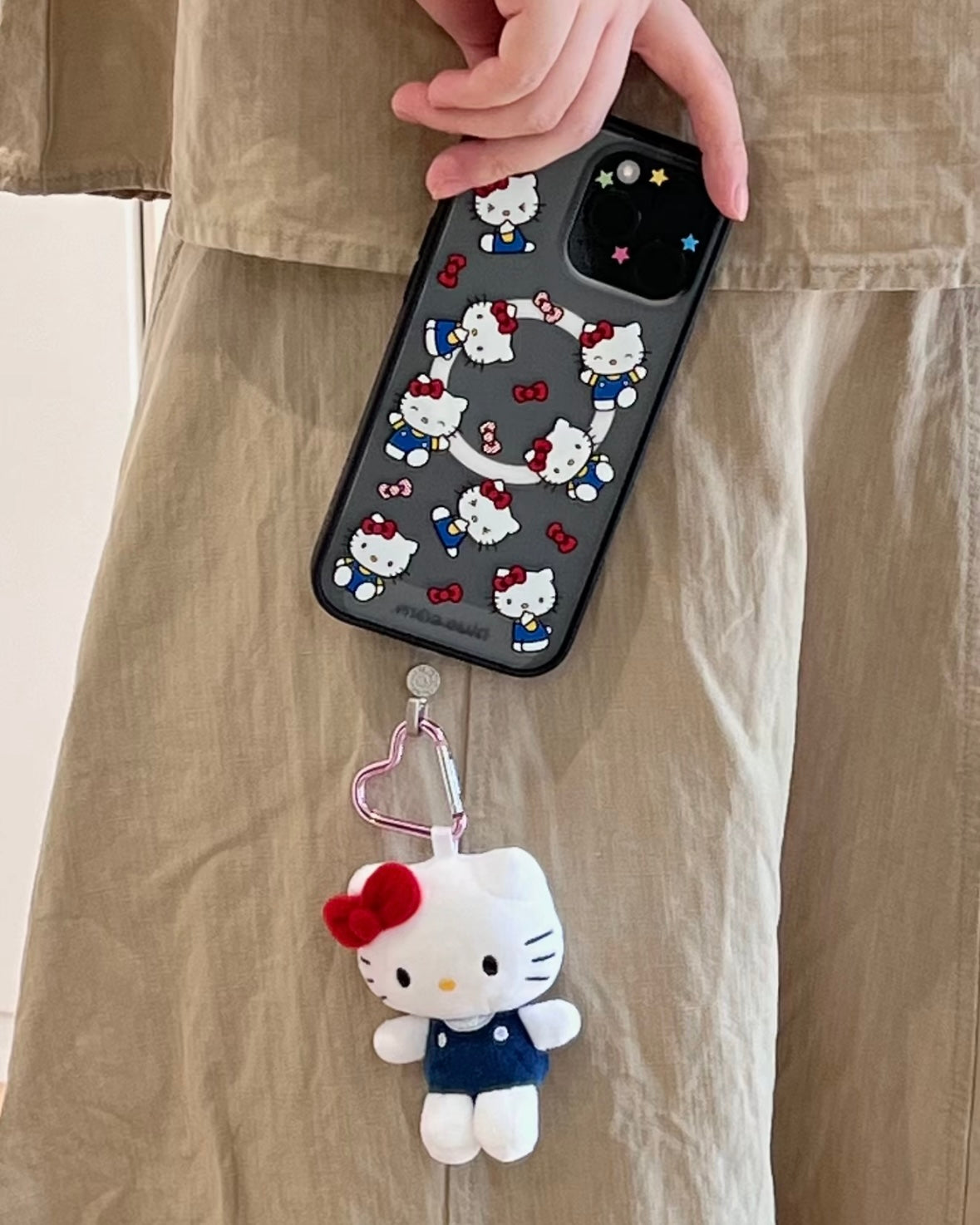 Hello Kitty愛心扣ᰔJisoo同款 [日本限定]