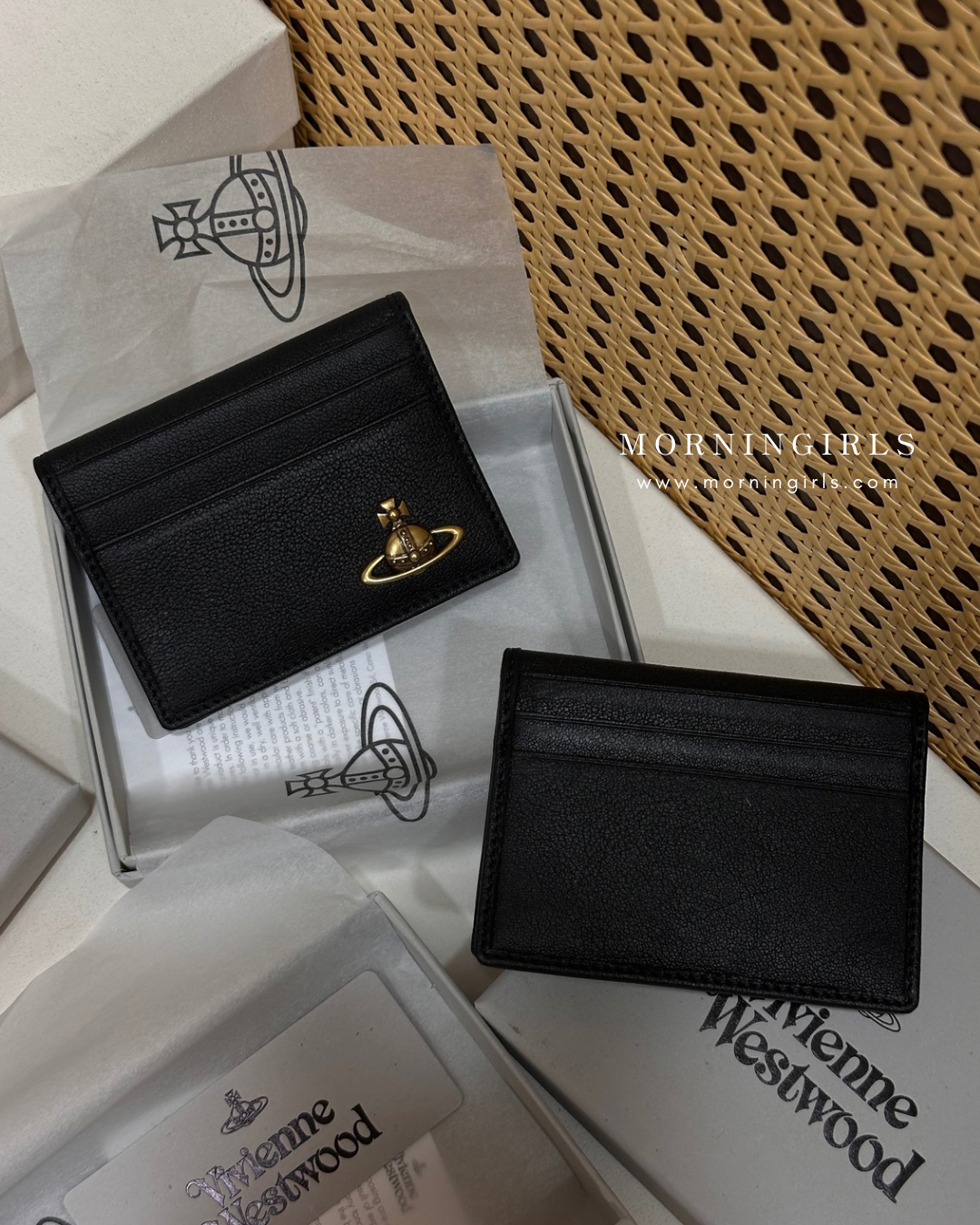 Vivienne Westwood Bifold Cardholder 復古金牛皮 [已停產 現貨完售下架!]