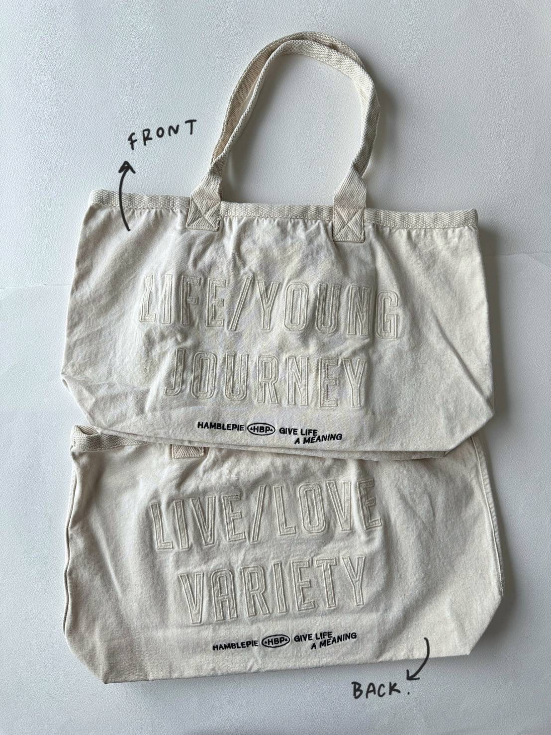 Hamblepie 泰國自家品牌 - Live Young Variety Tote Bag［最新上架!］